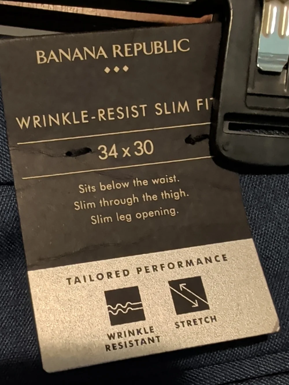 Banana Republic Men's Dress Pants Deep Blue